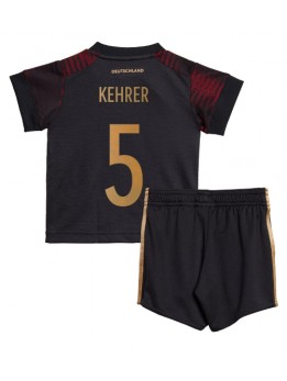 Deutschland Thilo Kehrer #5 Auswärts Trikotsatz für Kinder WM 2022 Kurzarm (+ Kurze Hosen)